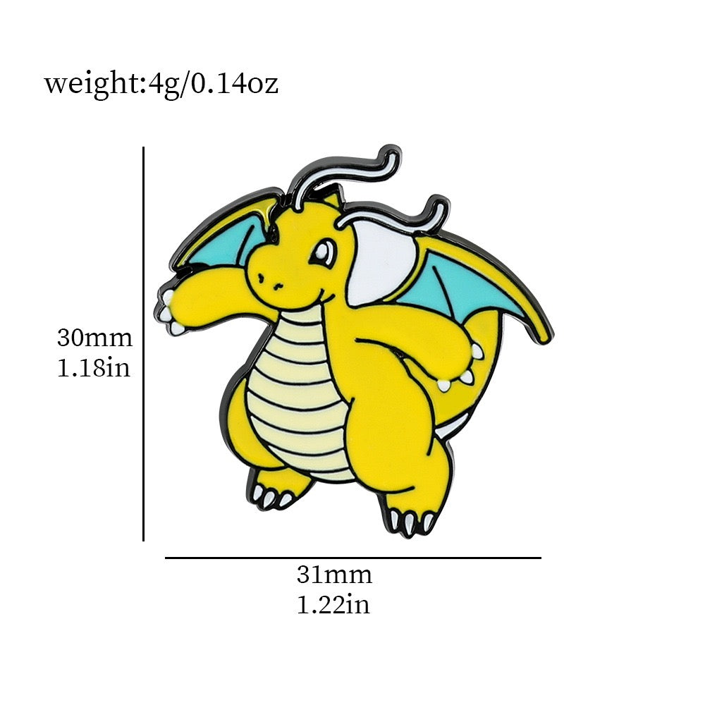 Pokémon Metal Enamel Pins
