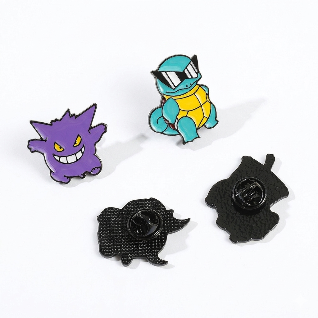 Pokémon Metal Enamel Pins
