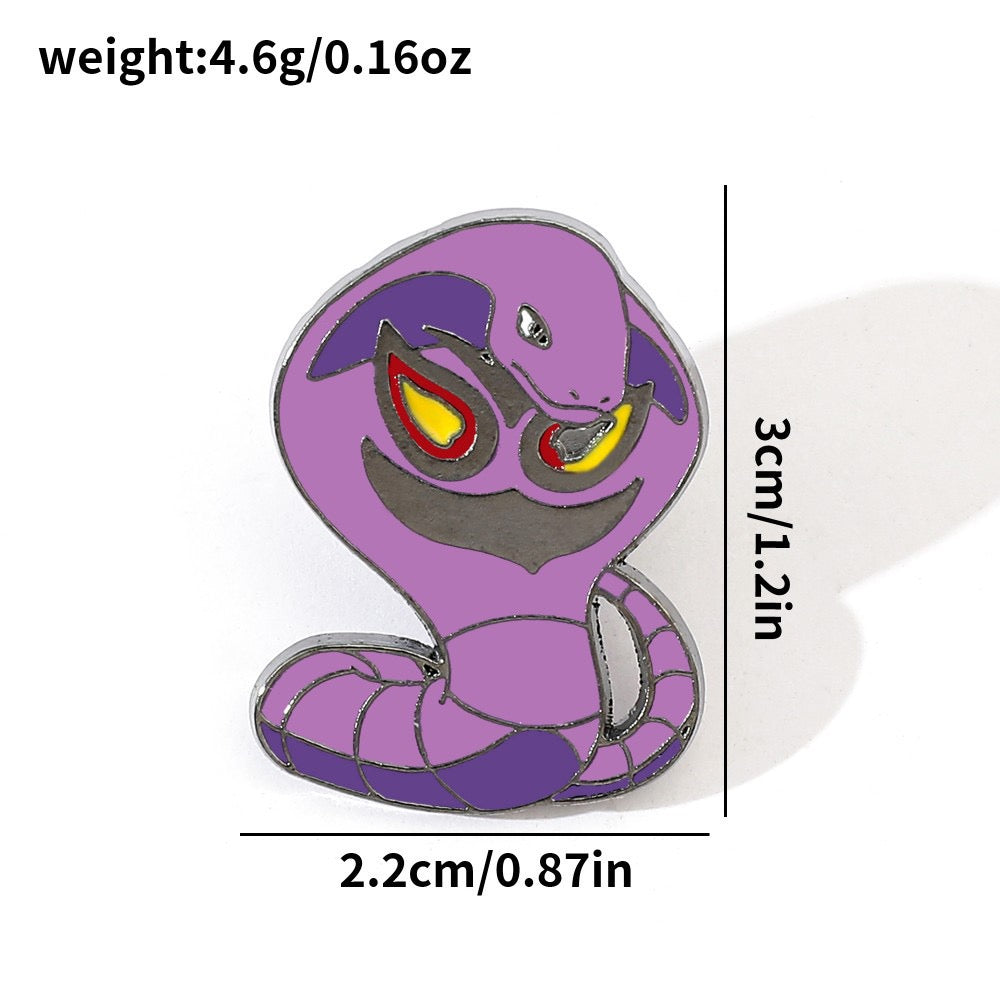Pokemon Metal Enamel Pins