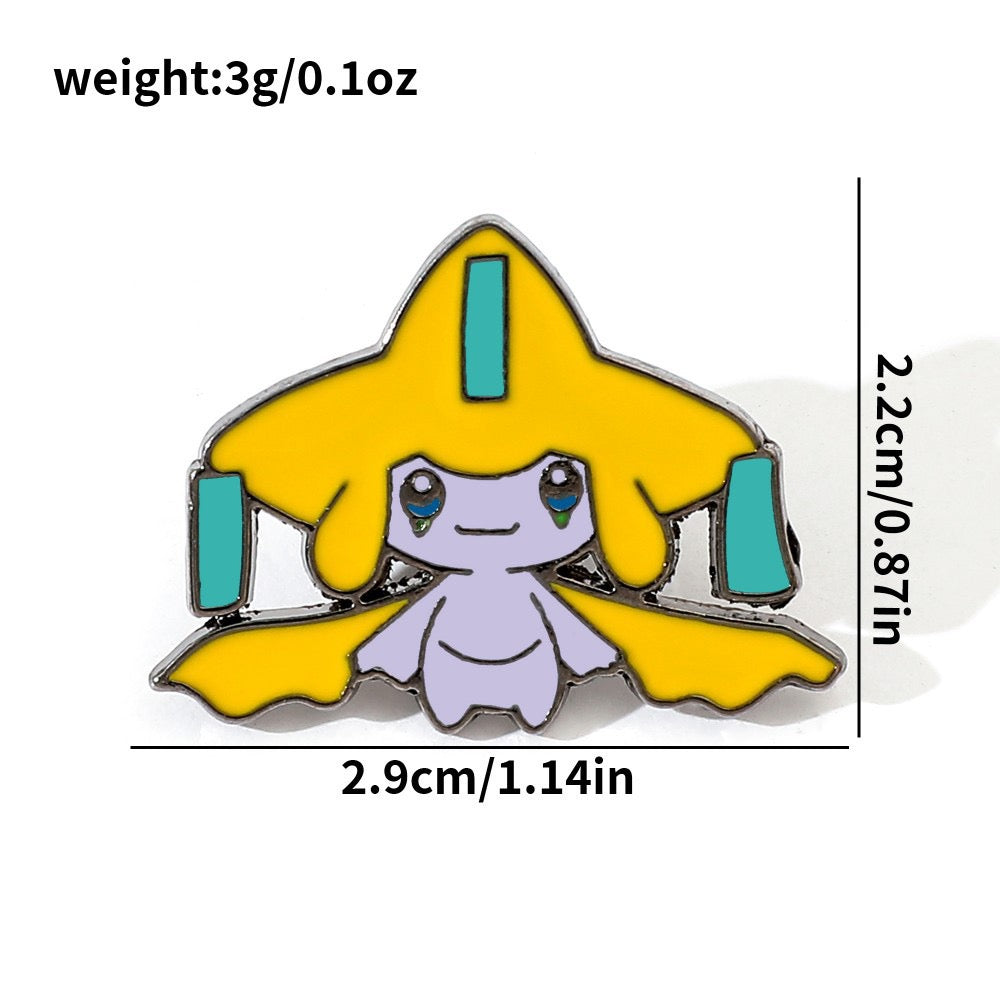 Pokemon Metal Enamel Pins