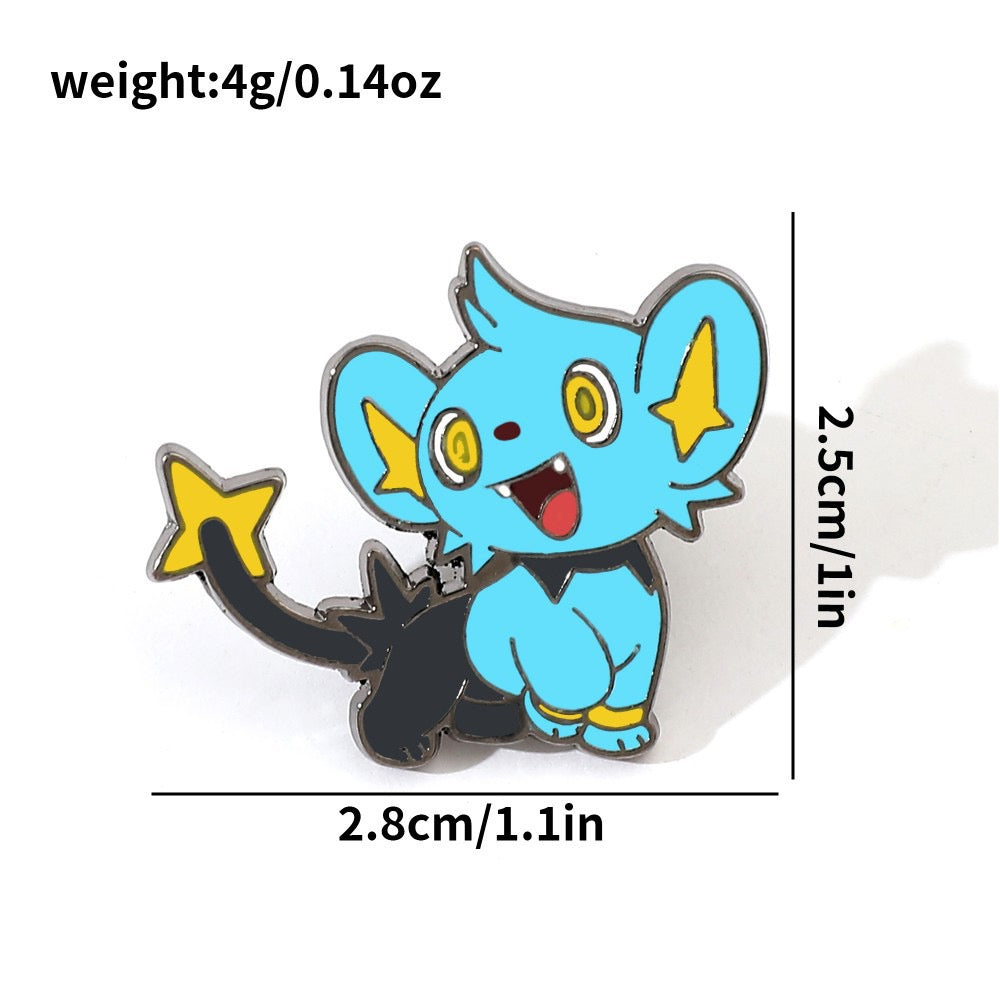 Pokemon Metal Enamel Pins