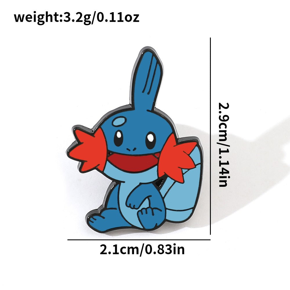 Pokemon Metal Enamel Pins