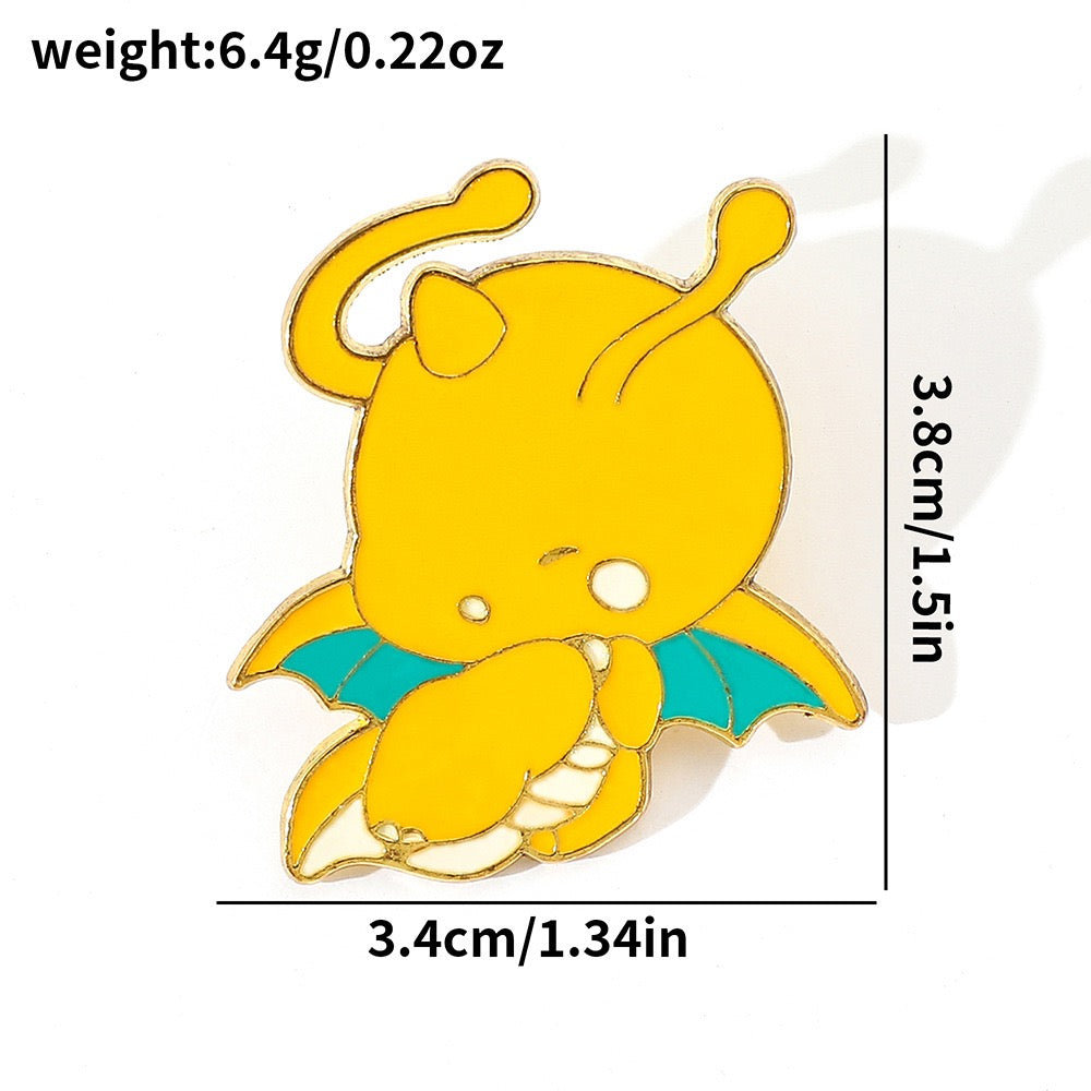 Pokémon Metal Enamel Pins