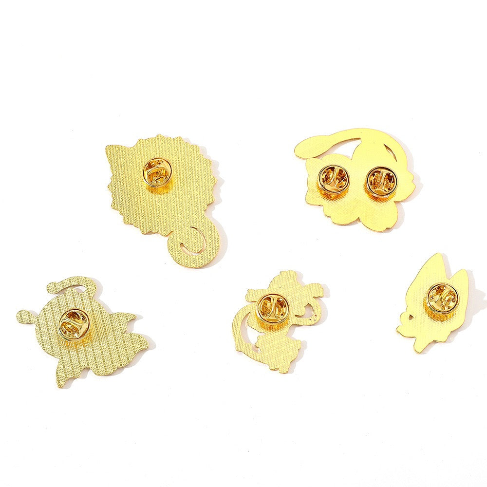 Pokémon Metal Enamel Pins
