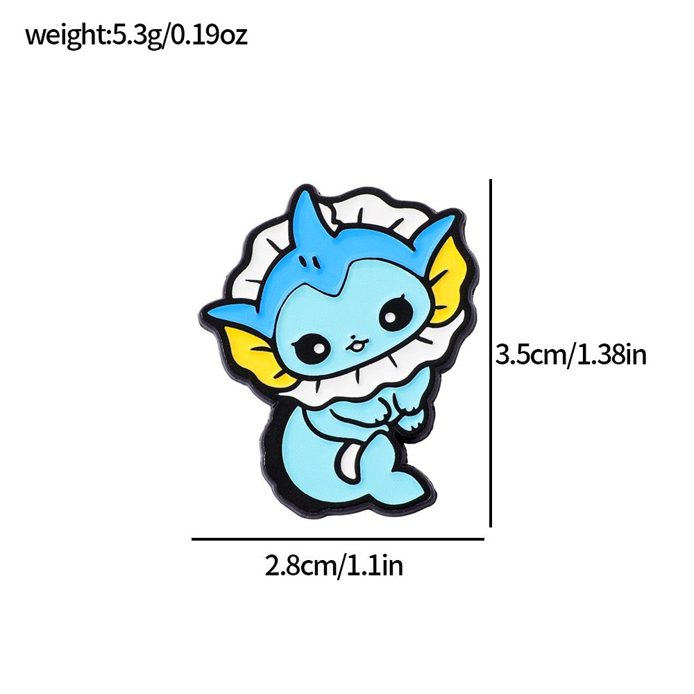 Pokémon Metal Enamel Pins