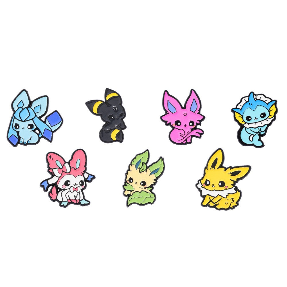 Pokémon Metal Enamel Pins