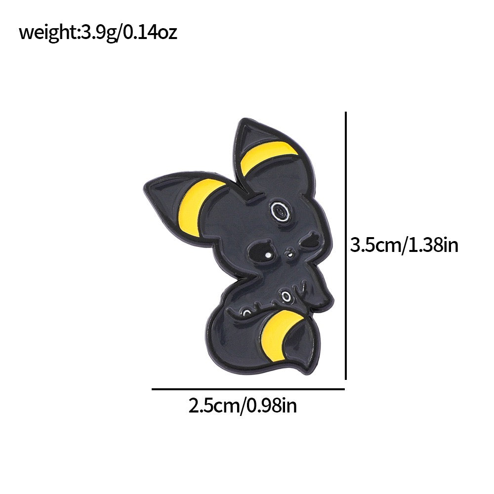 Pokémon Metal Enamel Pins