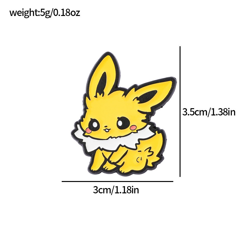 Pokémon Metal Enamel Pins