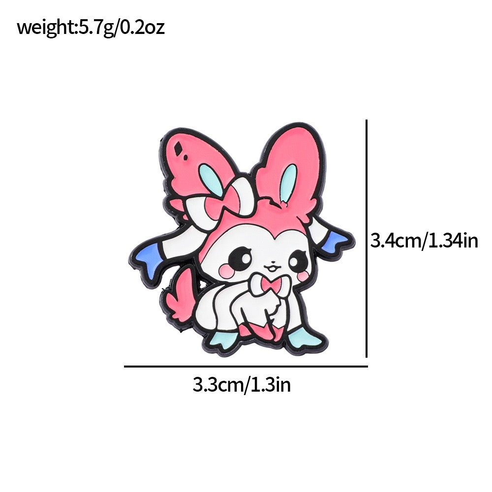Pokémon Metal Enamel Pins