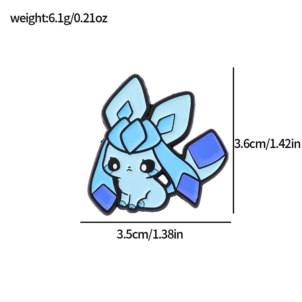Pokémon Metal Enamel Pins