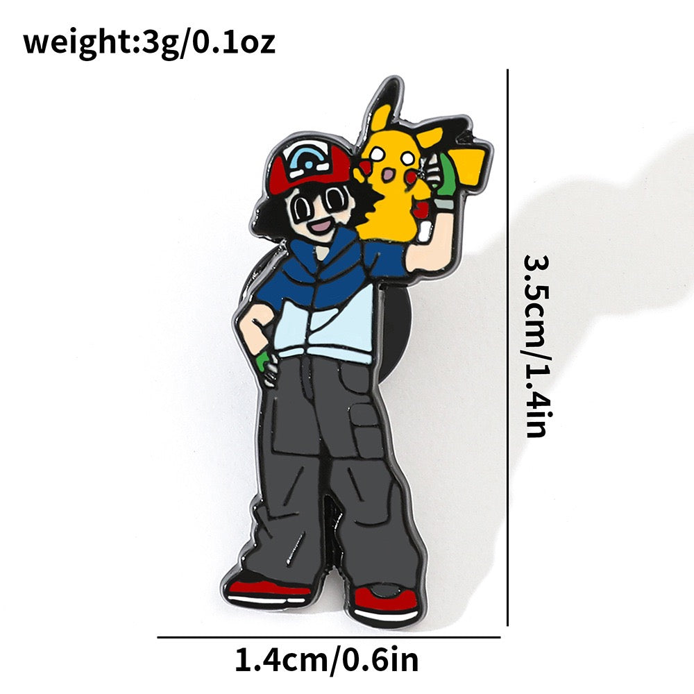 Pokémon Metal Enamel Pins
