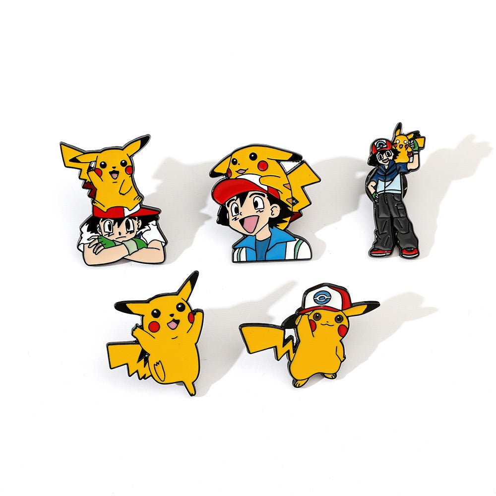 Pokémon Metal Enamel Pins