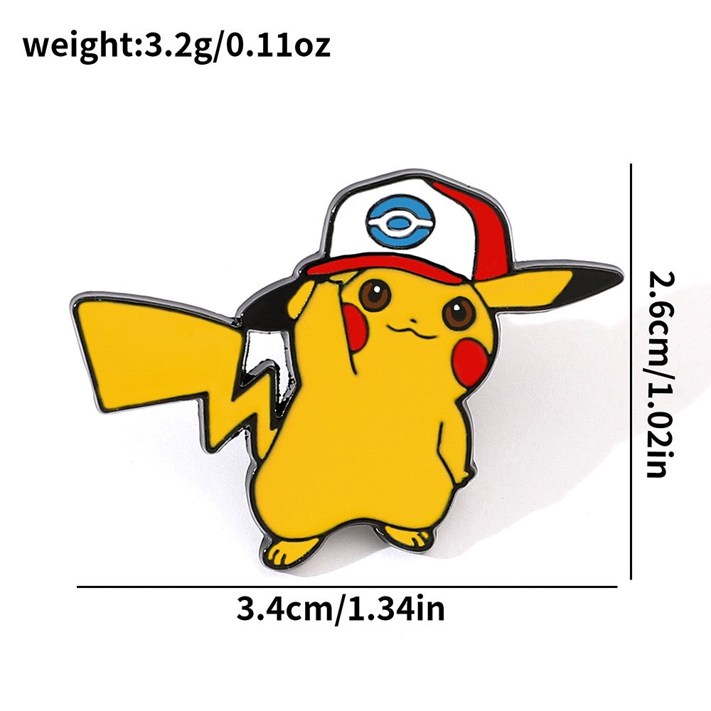Pokémon Metal Enamel Pins