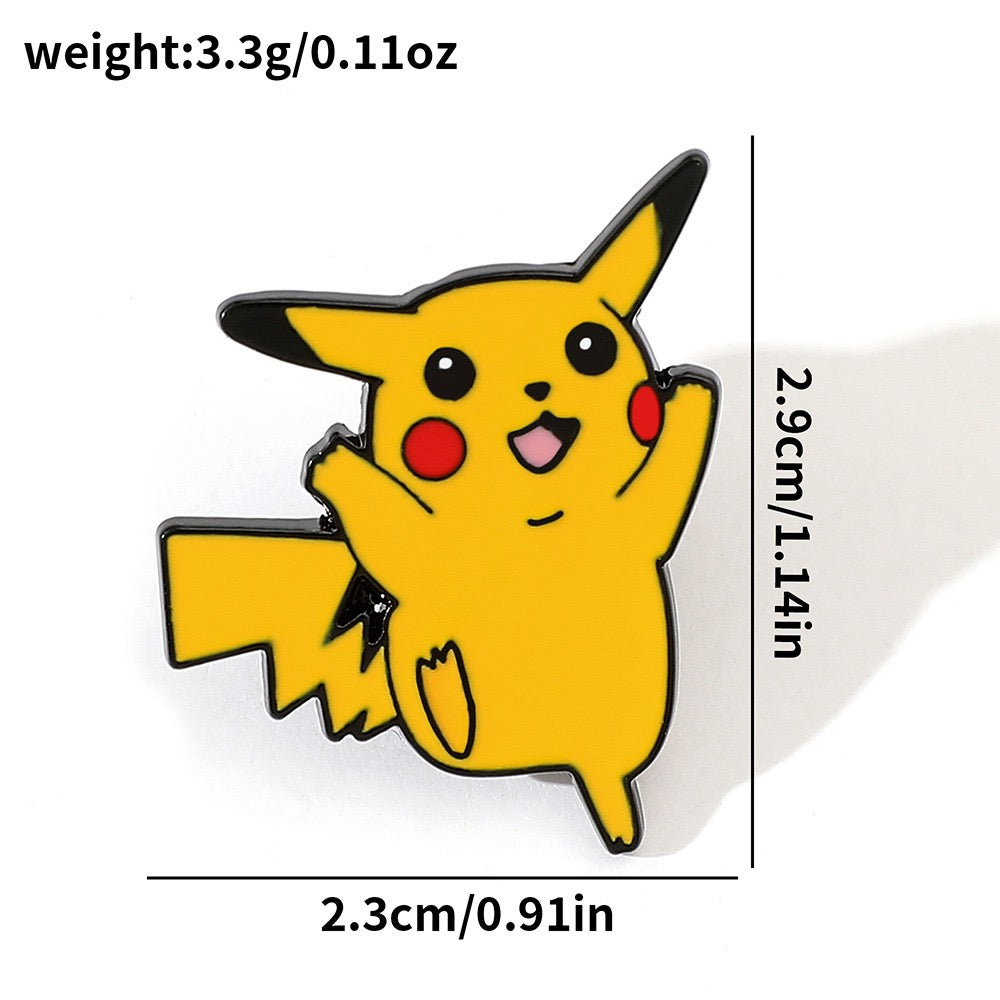 Pokémon Metal Enamel Pins