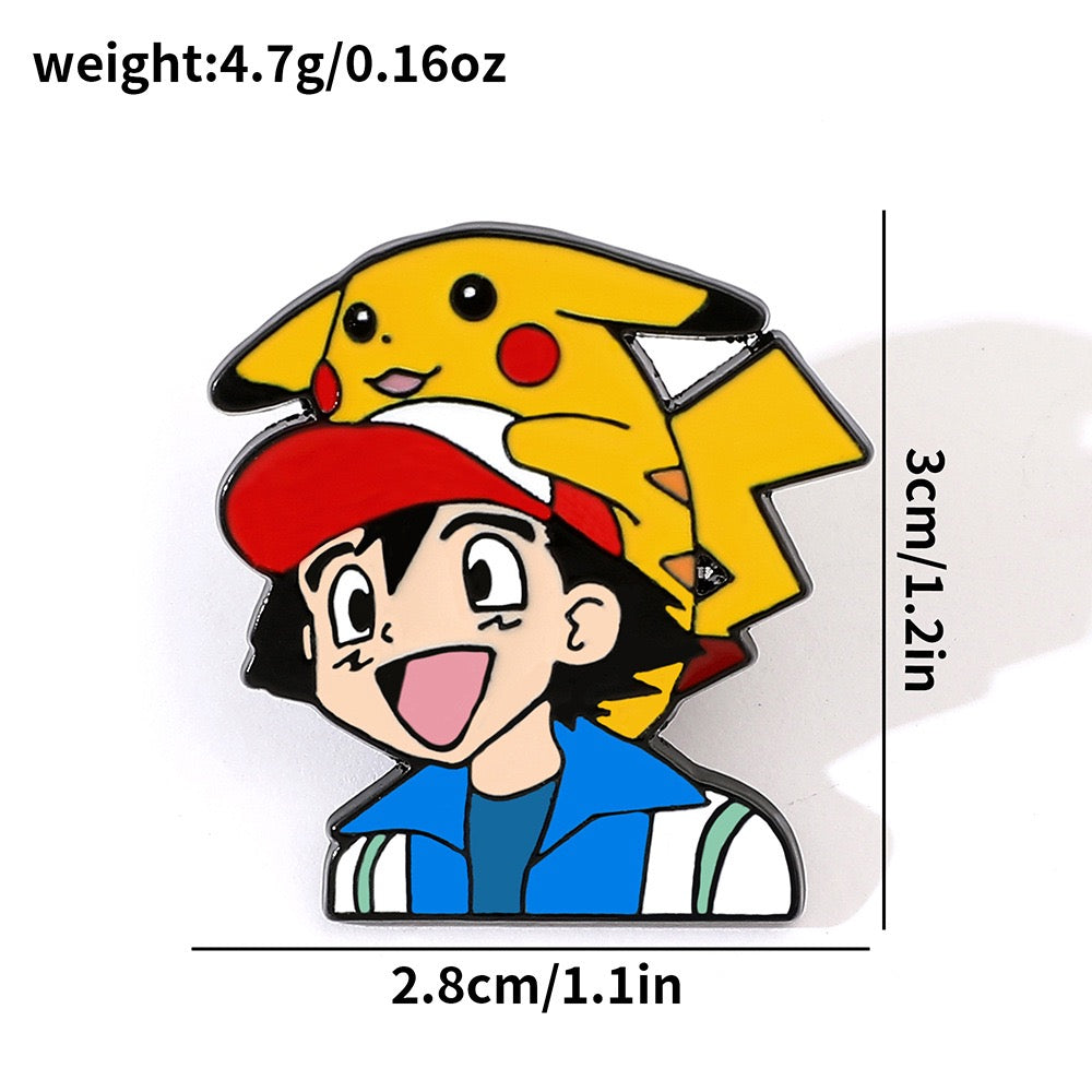 Pokémon Metal Enamel Pins