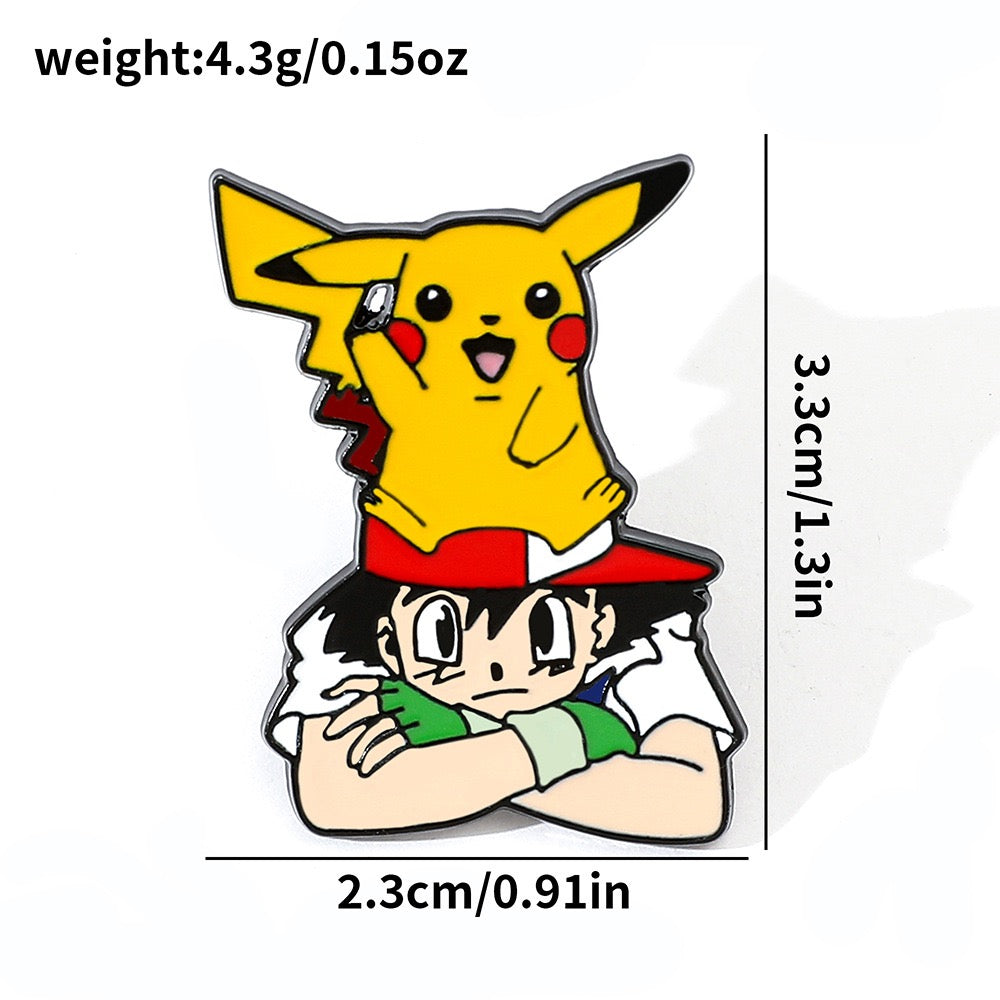 Pokémon Metal Enamel Pins