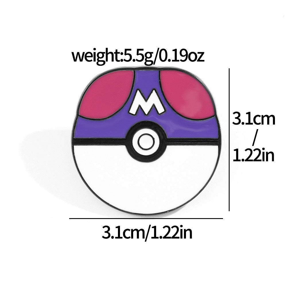 Pokémon Metal Enamel Pins
