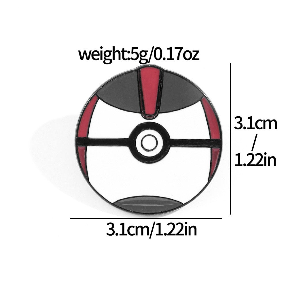 Pokémon Metal Enamel Pins