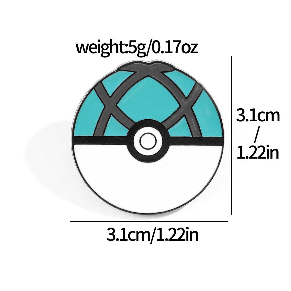Pokémon Metal Enamel Pins