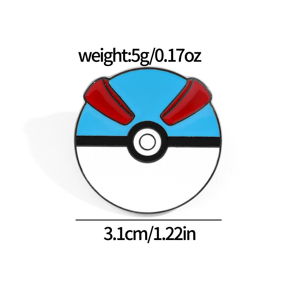 Pokémon Metal Enamel Pins