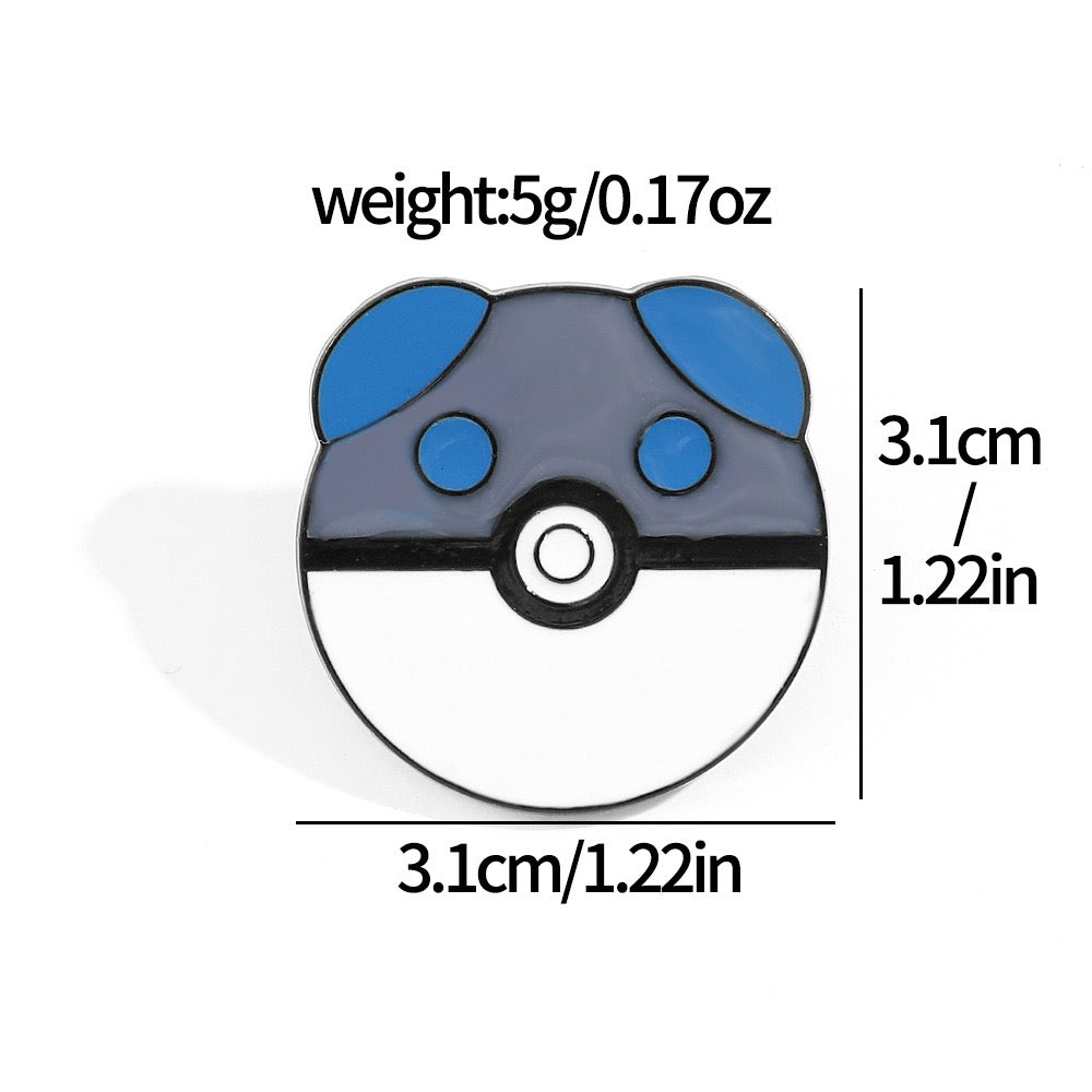 Pokémon Metal Enamel Pins