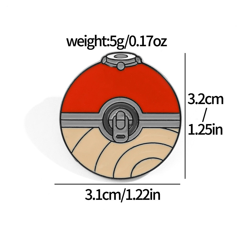 Pokémon Metal Enamel Pins