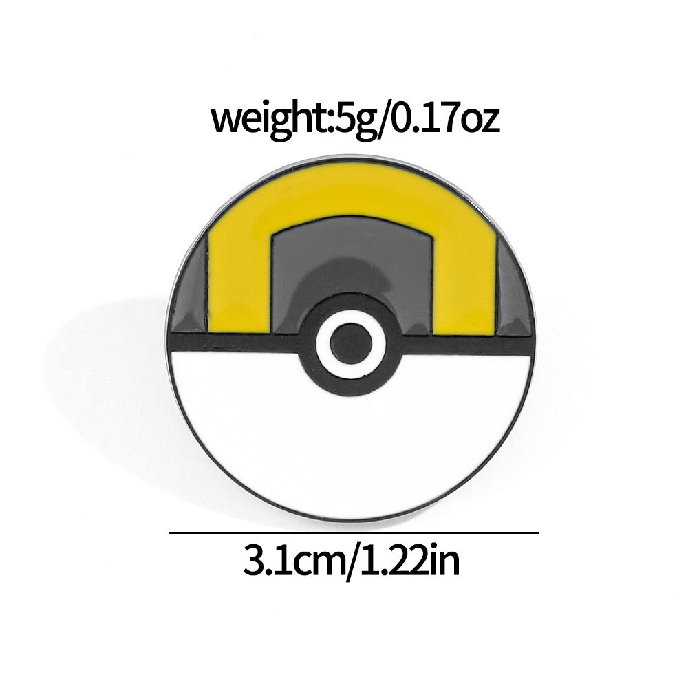 Pokémon Metal Enamel Pins