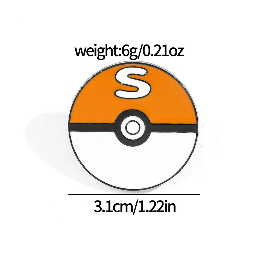 Pokémon Metal Enamel Pins