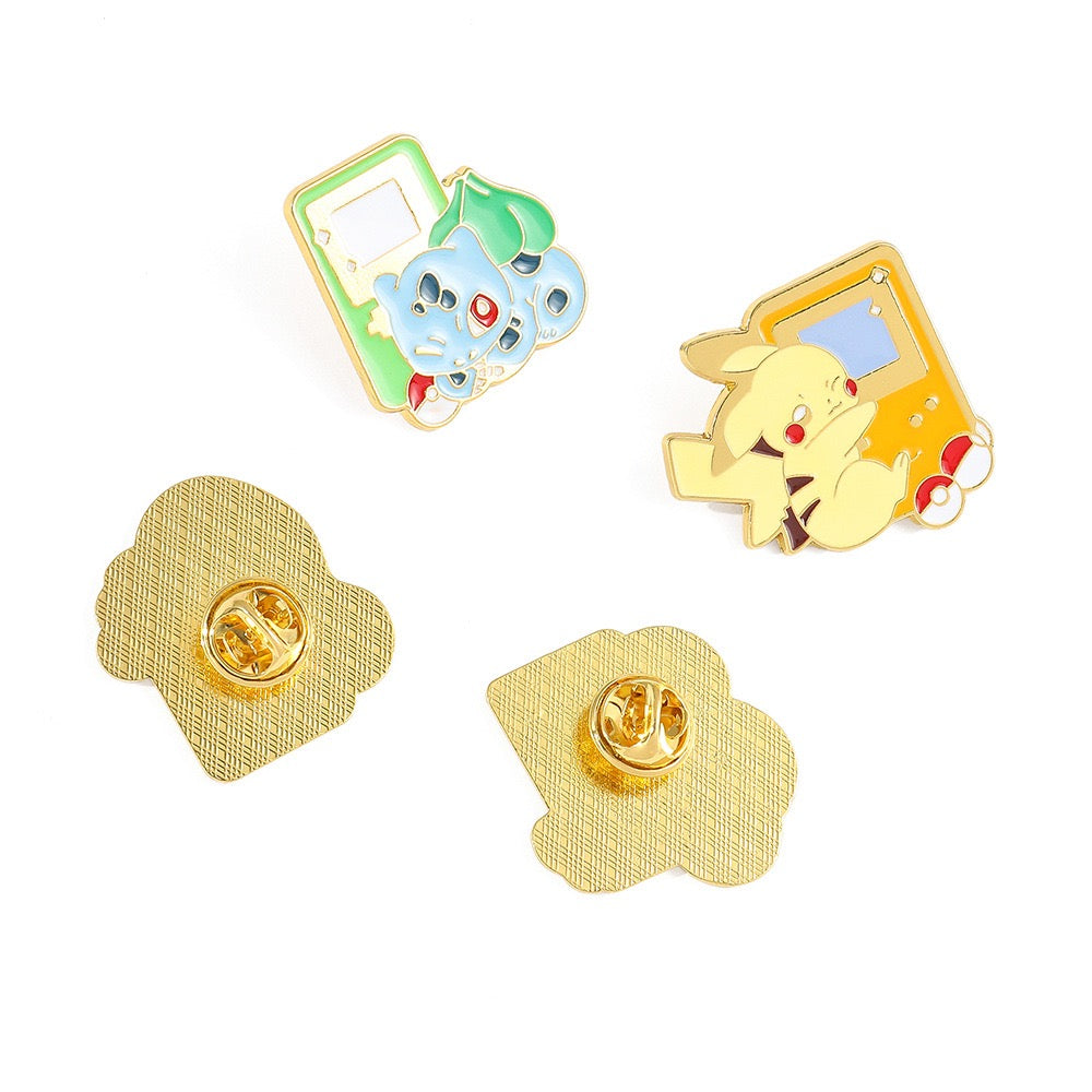 Pokémon Metal Enamel Pins