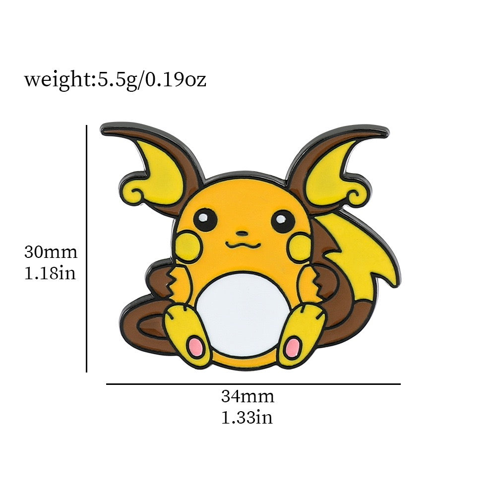 Pokémon Metal Enamel Pins