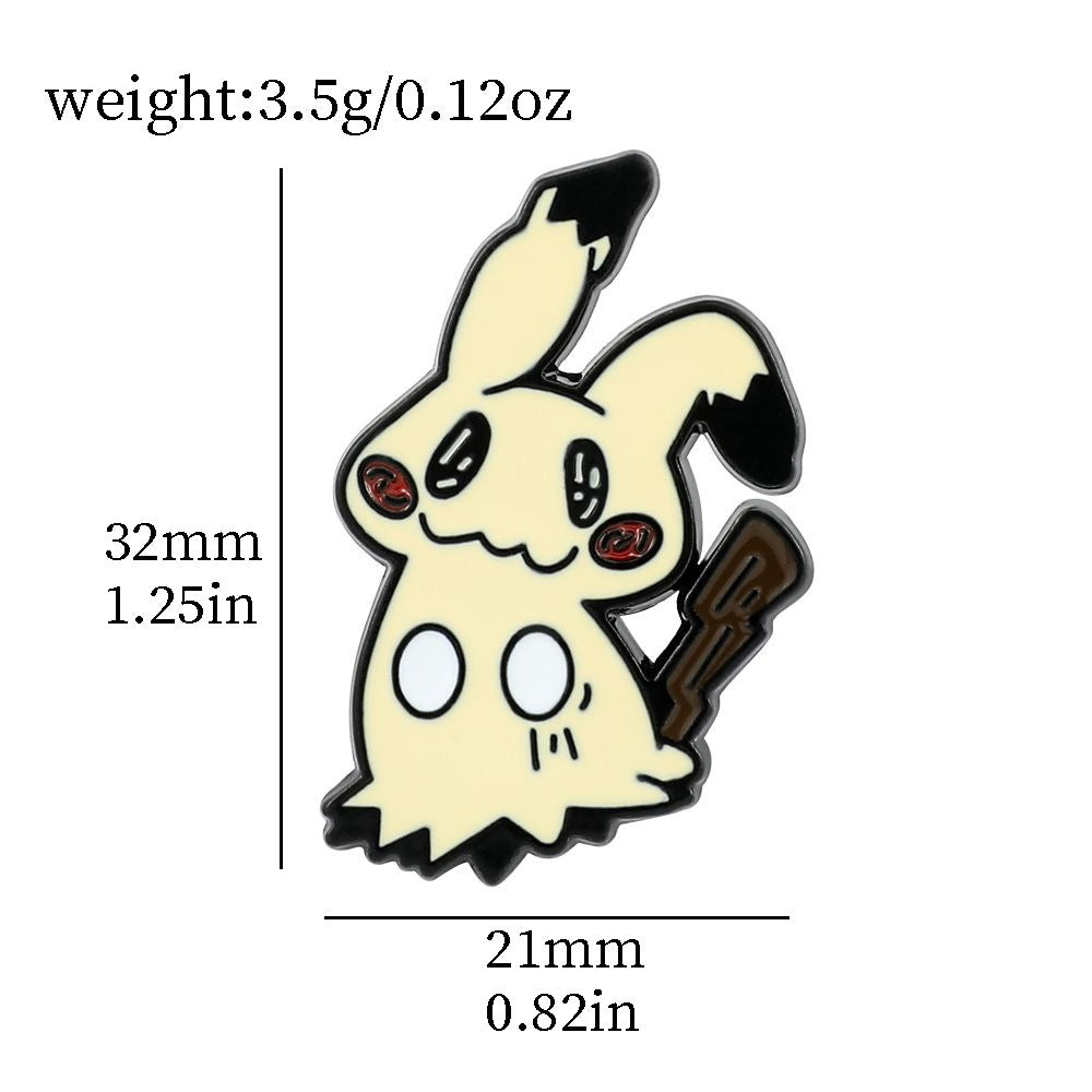 Pokémon Metal Enamel Pins