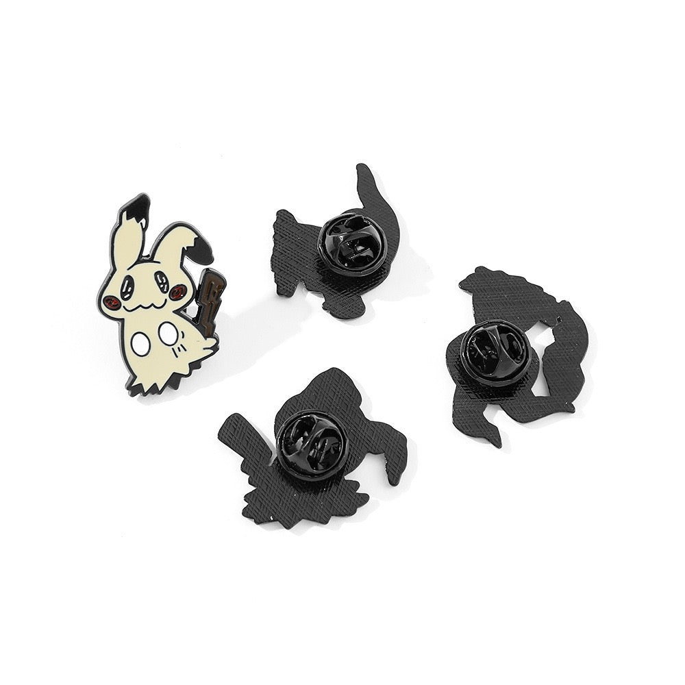 Pokémon Metal Enamel Pins