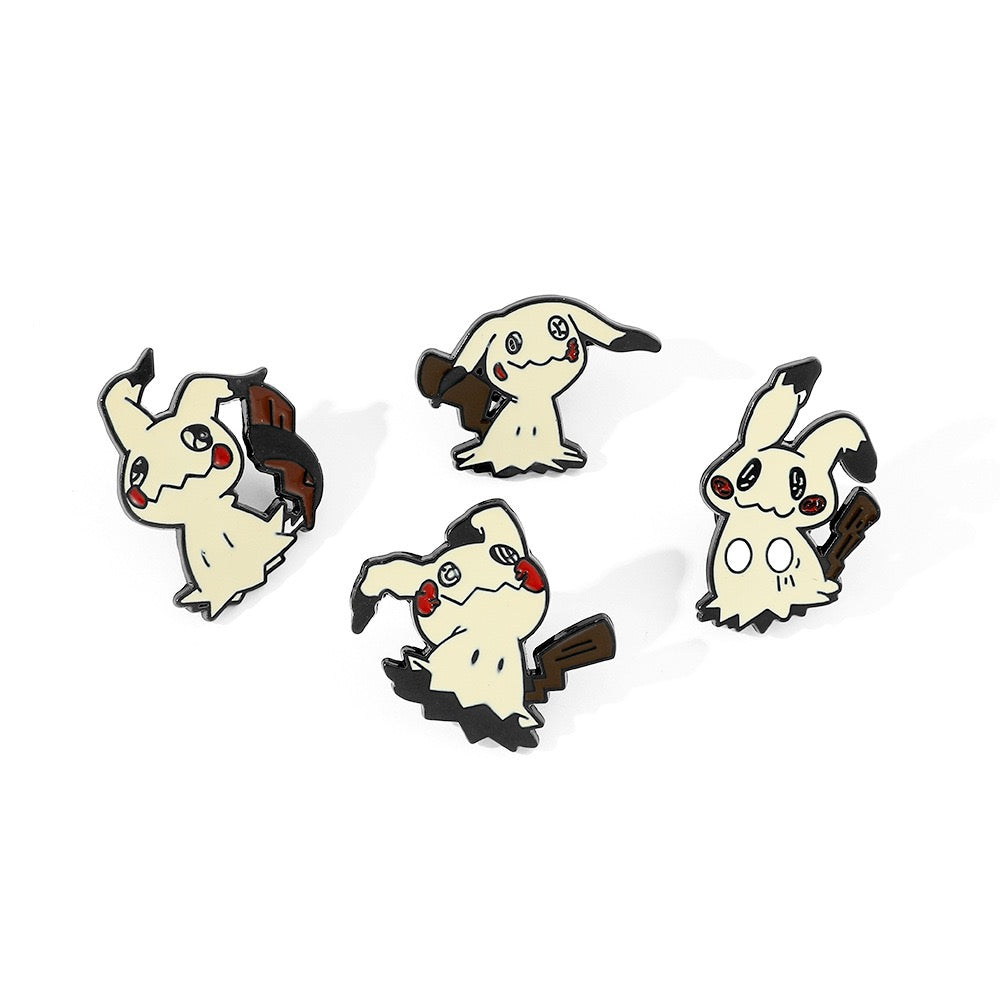 Pokémon Metal Enamel Pins
