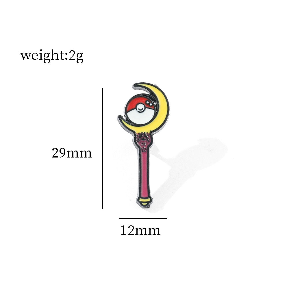 Pokémon Metal Enamel Pins