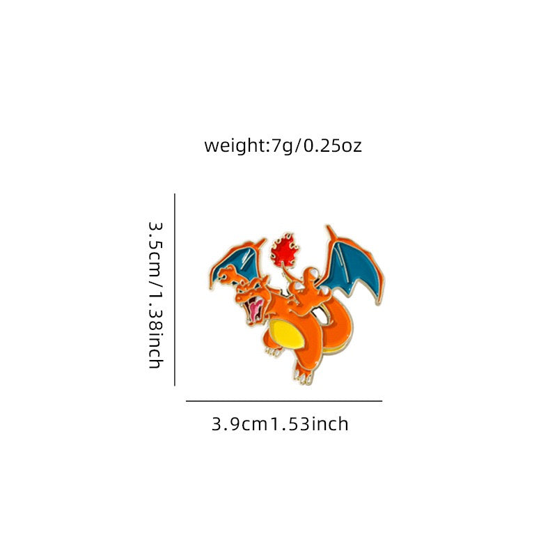 Pokémon Metal Enamel Pins