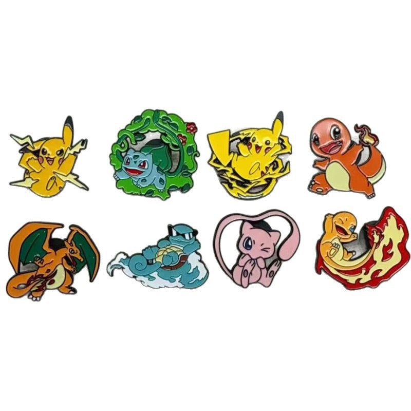 Pokémon Metal Enamel Pins