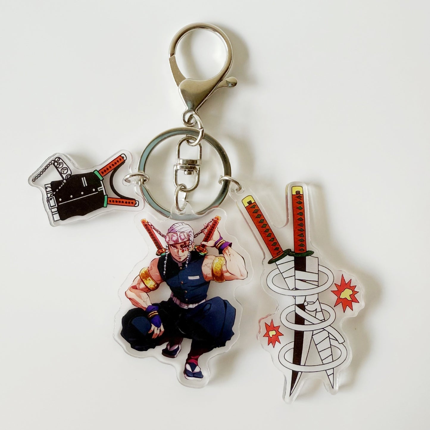 Anime-Inspired Demon Slayer Character Keychains