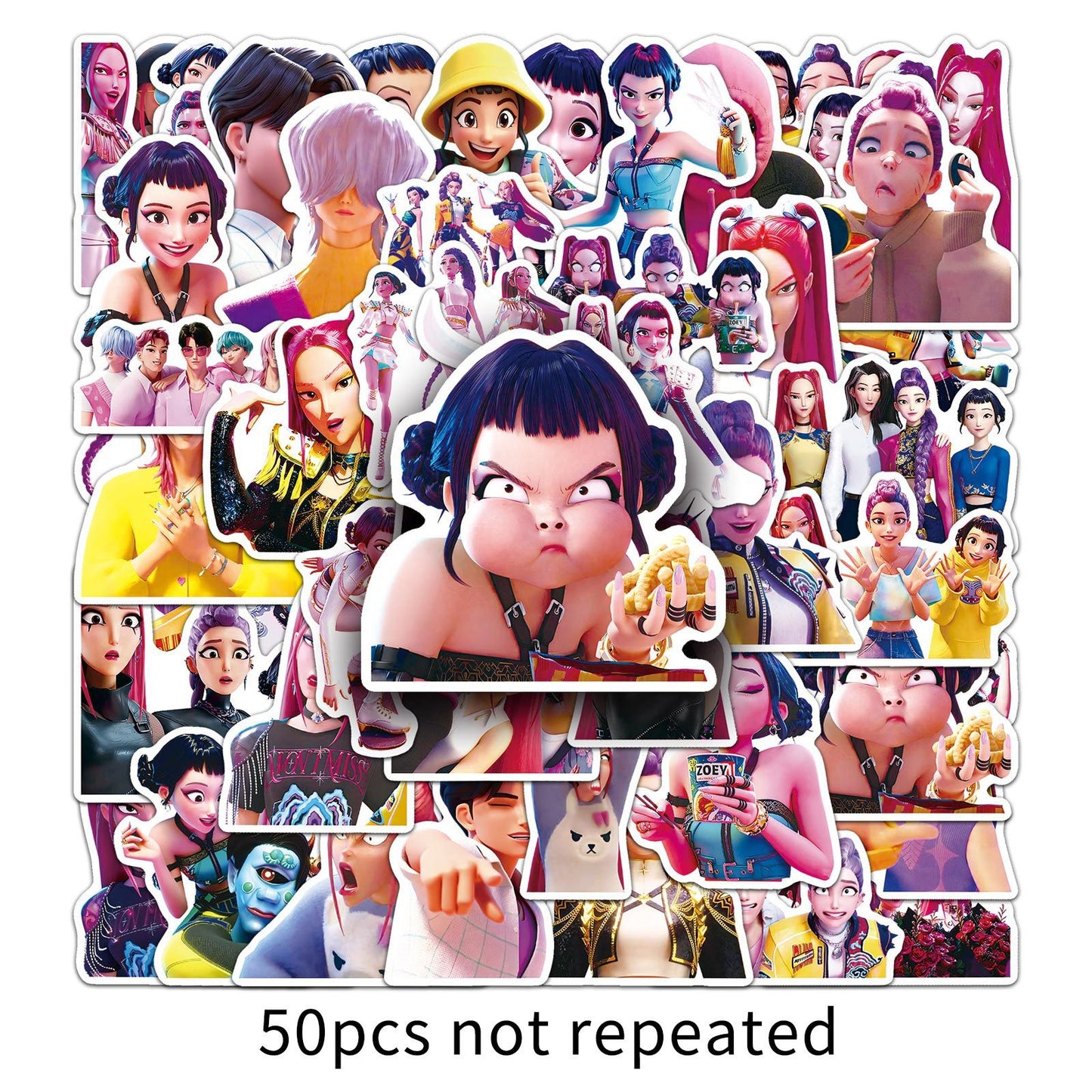 K-Pop Demon Hunter Stickers – 50PCS Pack