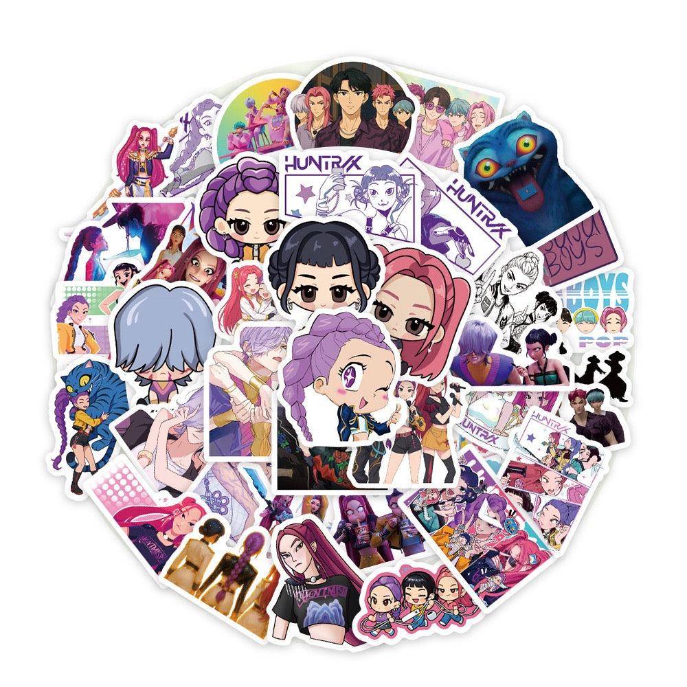 K-Pop Demon Hunter Stickers – 74PCS Pack