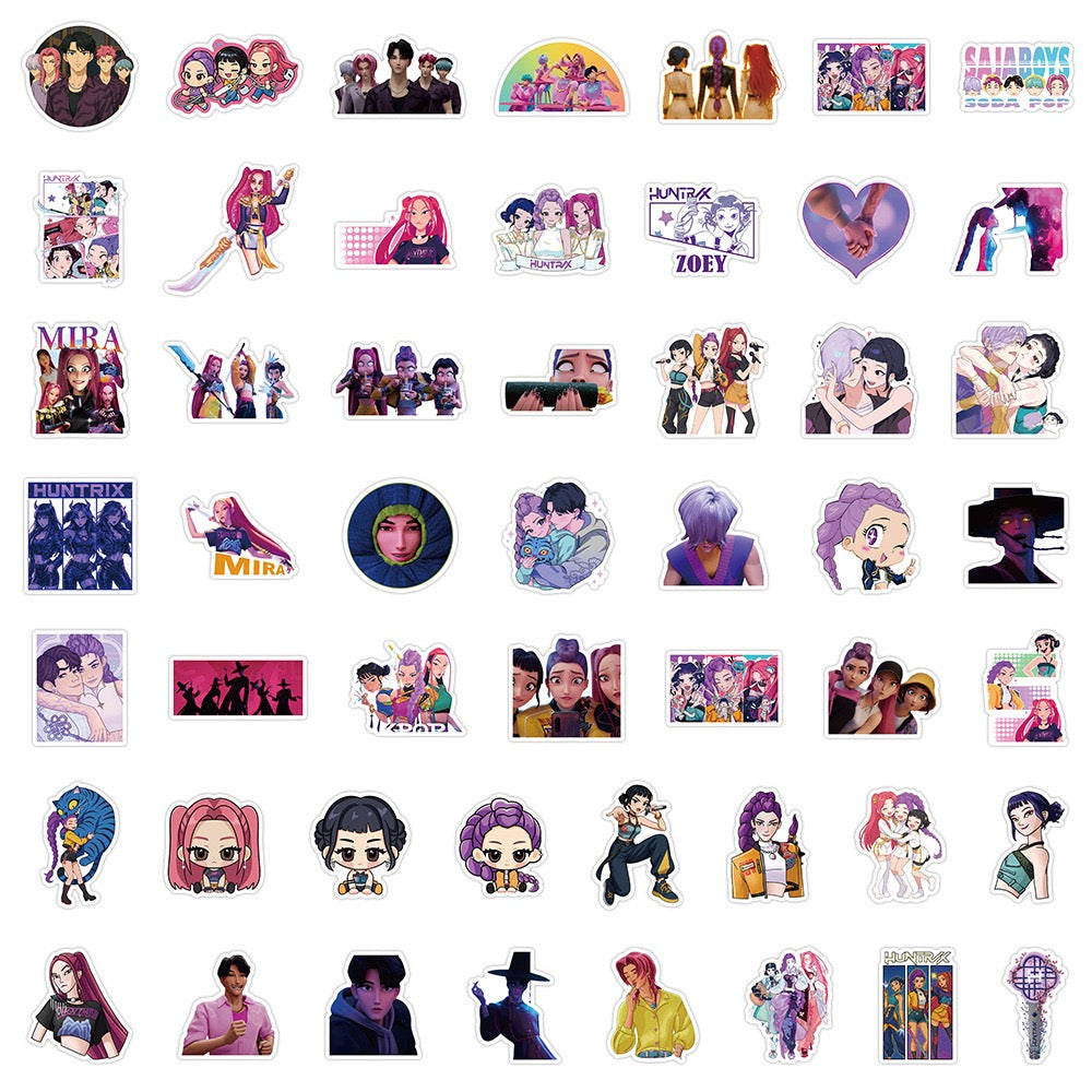 K-Pop Demon Hunter Stickers – 74PCS Pack