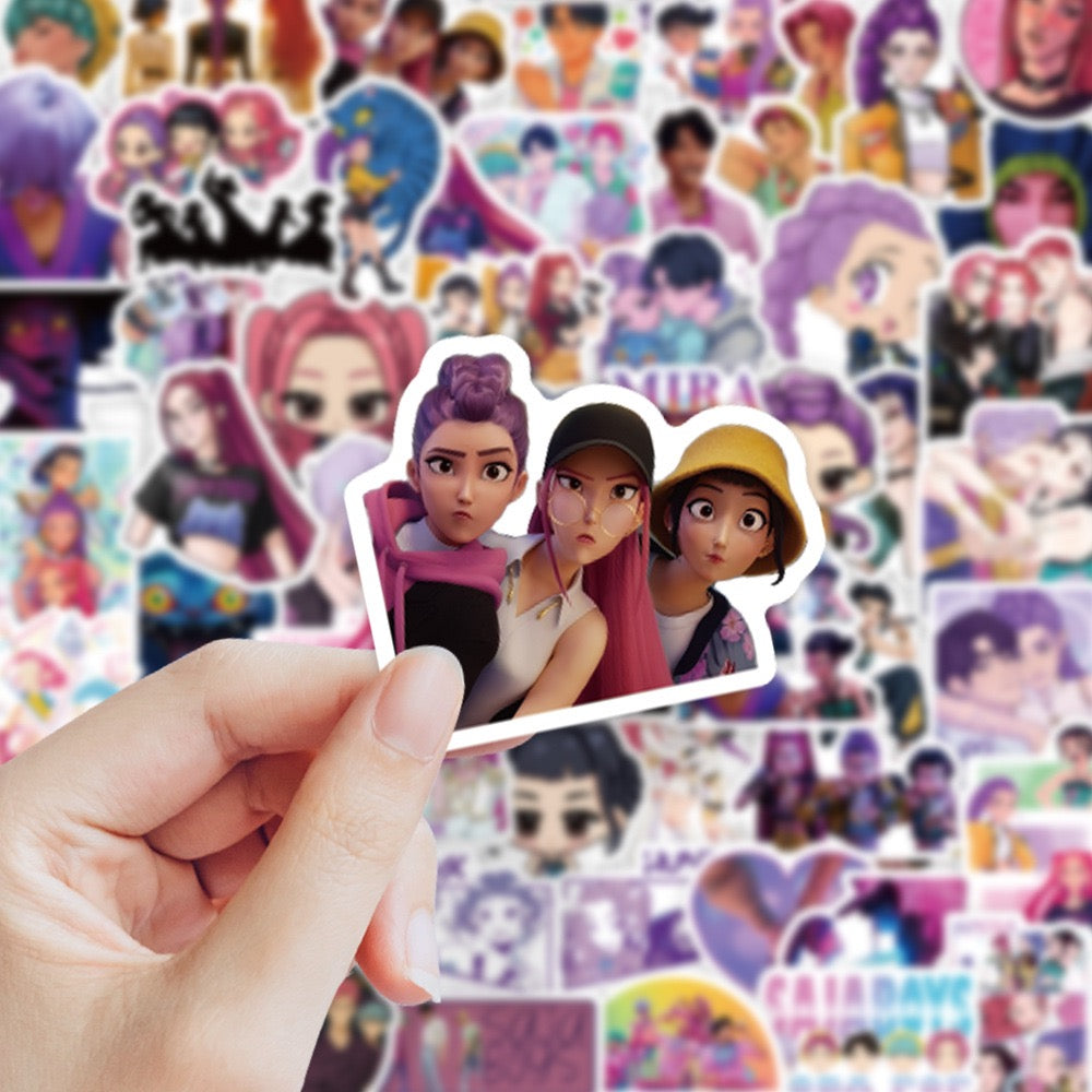 K-Pop Demon Hunter Stickers – 74PCS Pack