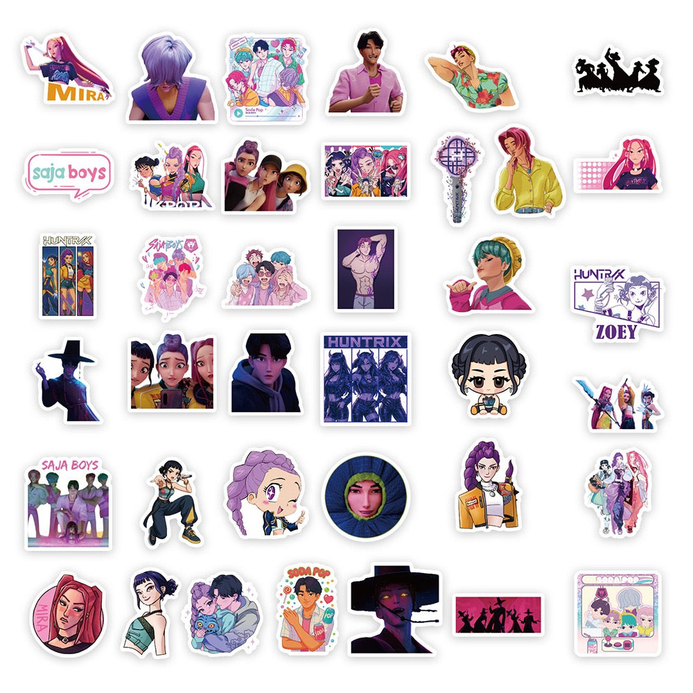 K-Pop Demon Hunter Stickers – 74PCS Pack