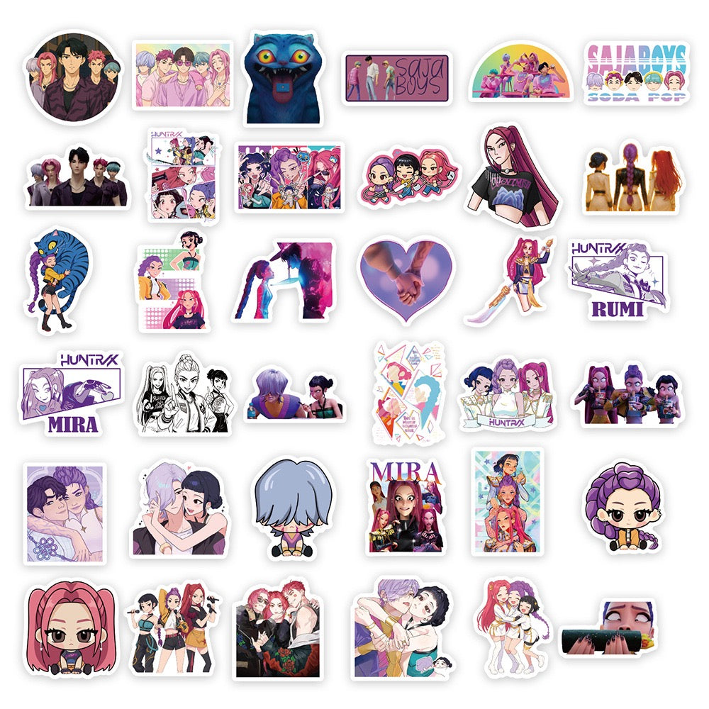 K-Pop Demon Hunter Stickers – 74PCS Pack